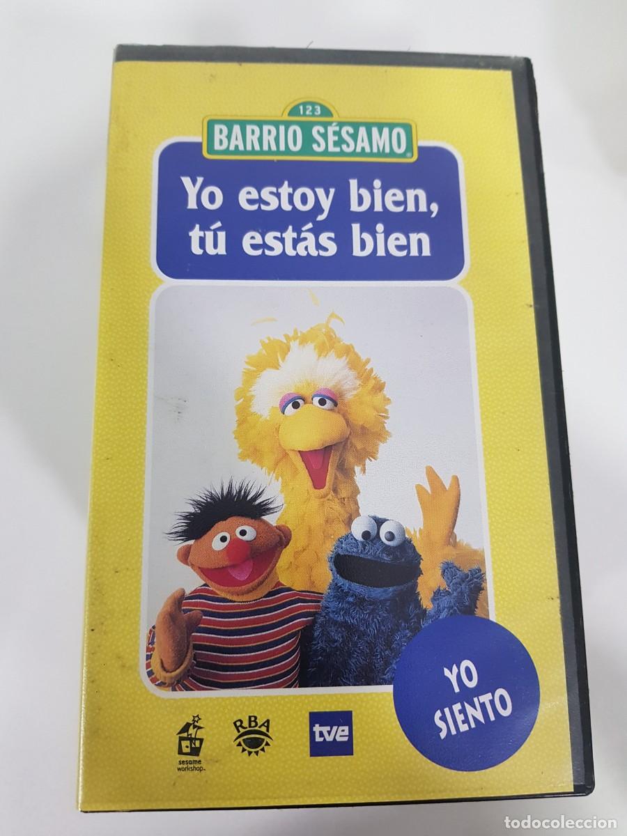 Cine: VHS. BARRIO SESAMO. YO ESTOY BIEN, TU ESTAS BIEN. YO SIENTO