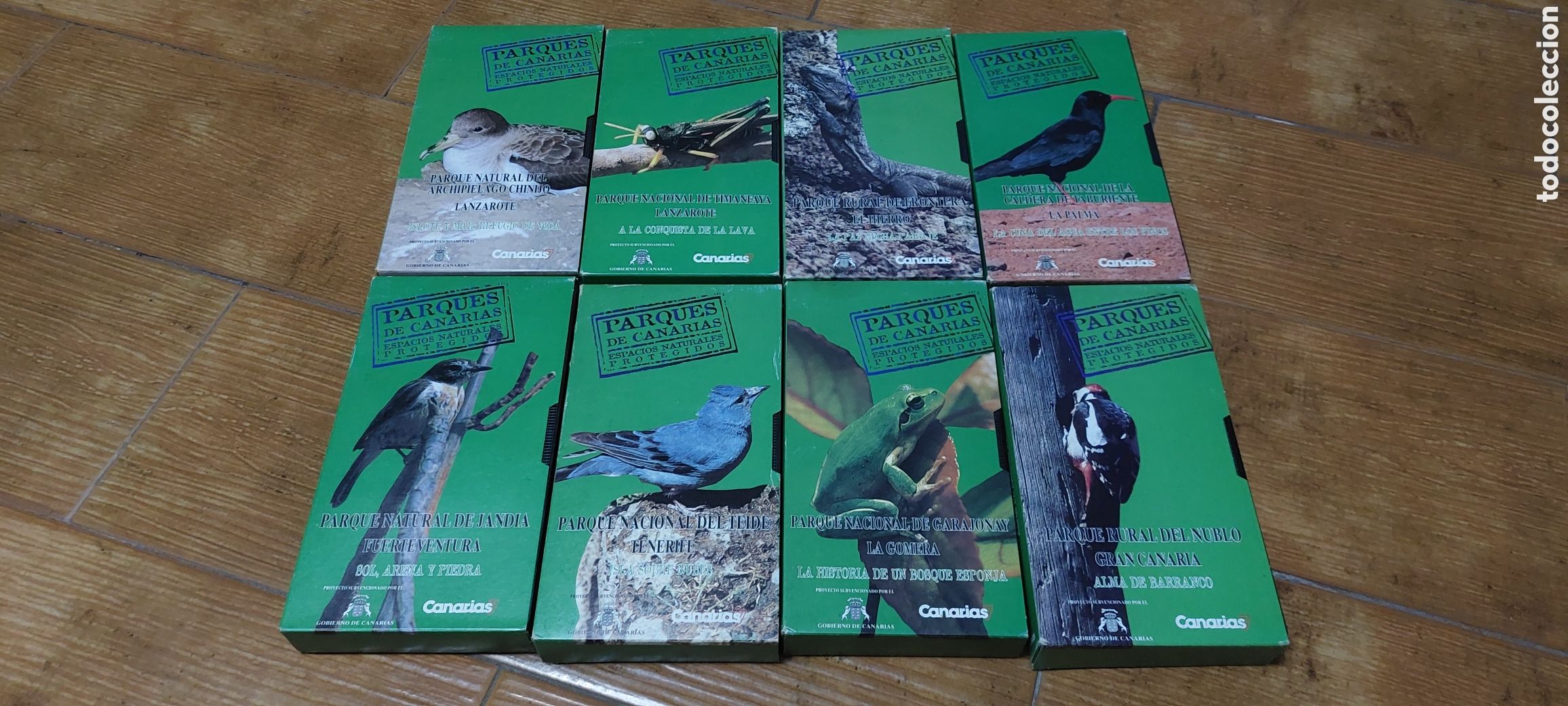 Cinema: 8 VHS Parques de Canarias, espacios naturales protegidos (C1)
