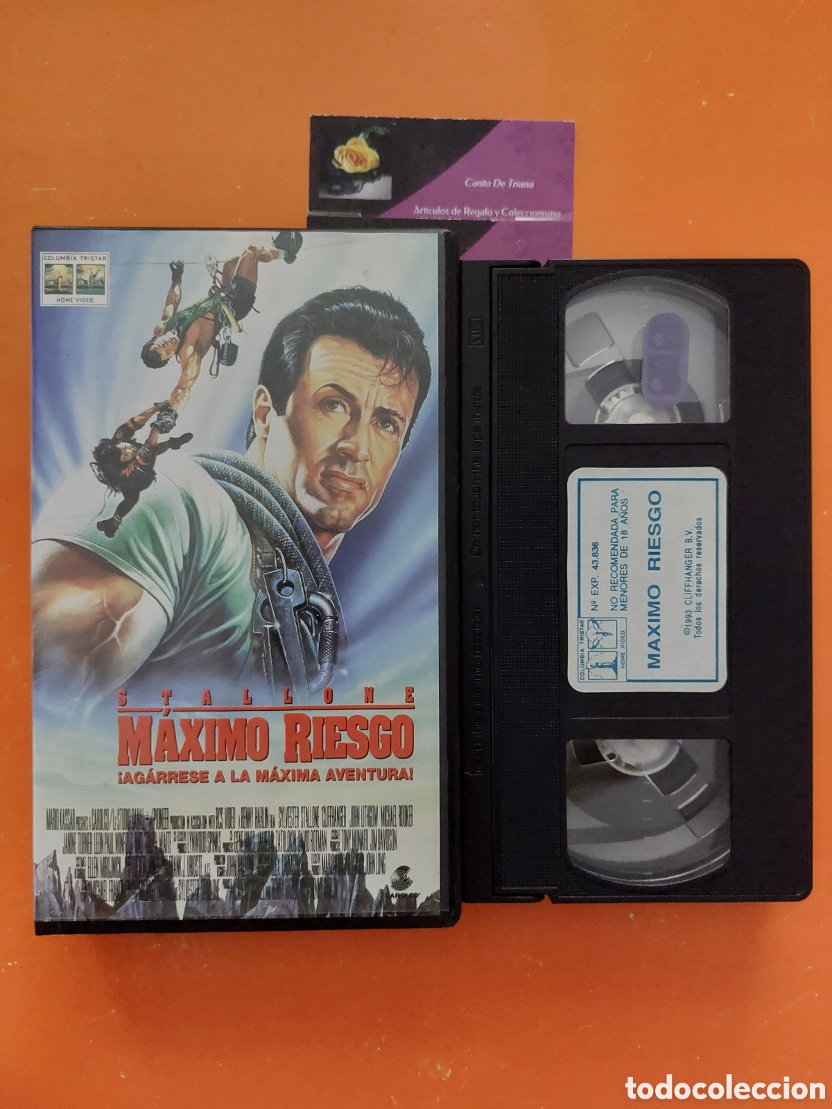 Cine: MAXIMO RIESGO # VHS # STALLONE # COLUMBIA TRISTAR