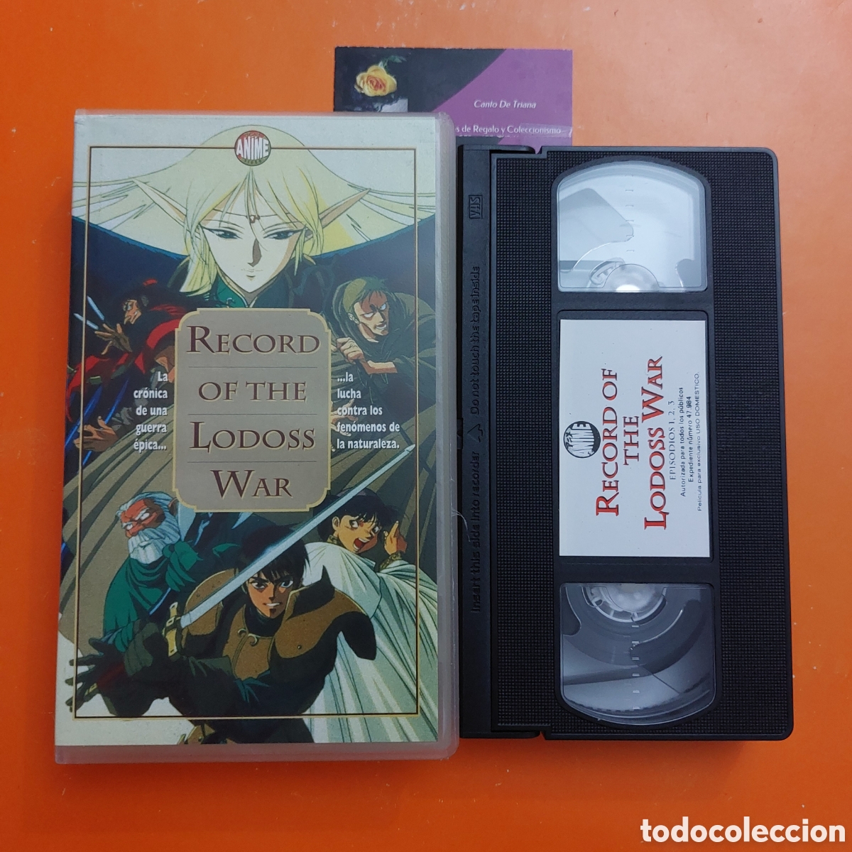 record of the lodoss war # vhs manga # anime vi - Buy VHS movies on  todocoleccion