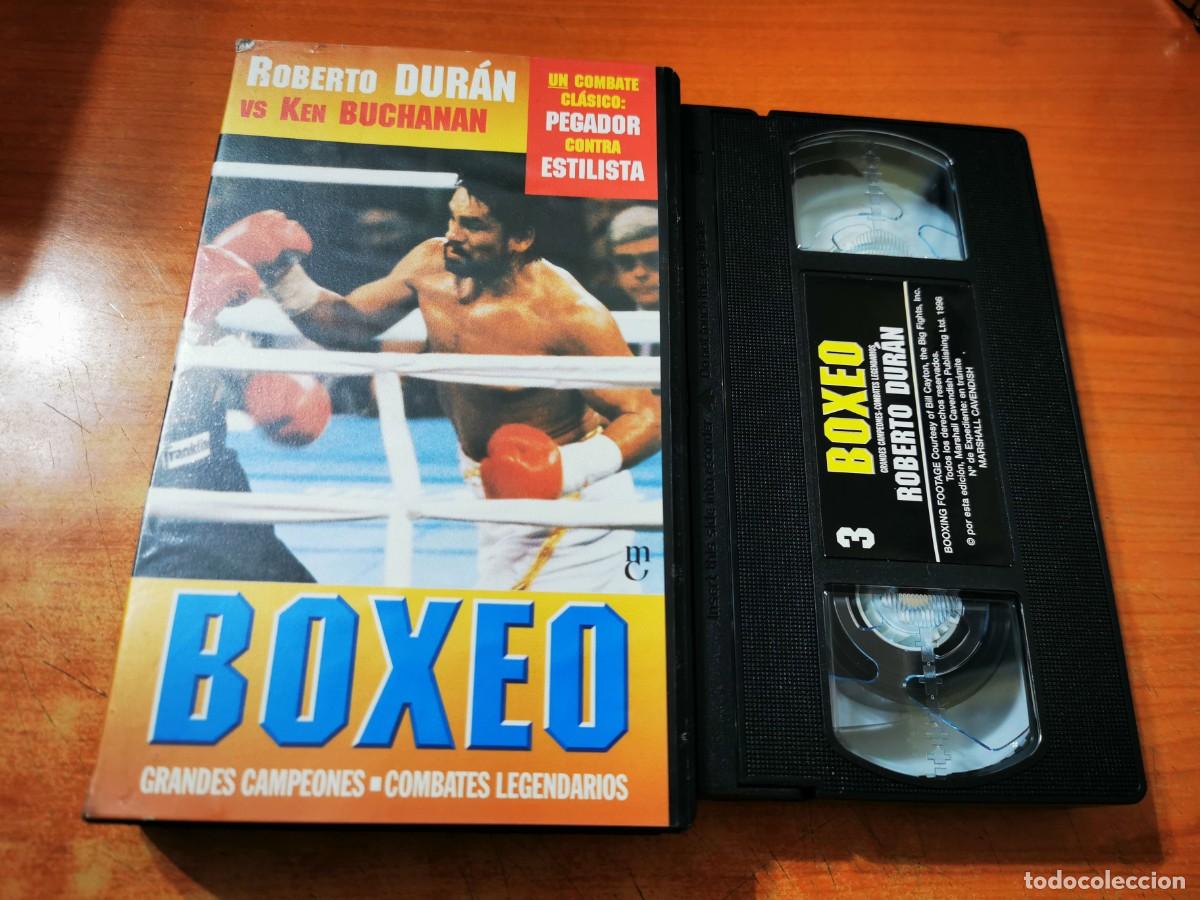 Cinema: ROBERTO DURAN Vs KEN BUCHANAN BOXEO COLECCION GRANDES CAMPEONES N&ordm; 3 COMBATES VHS