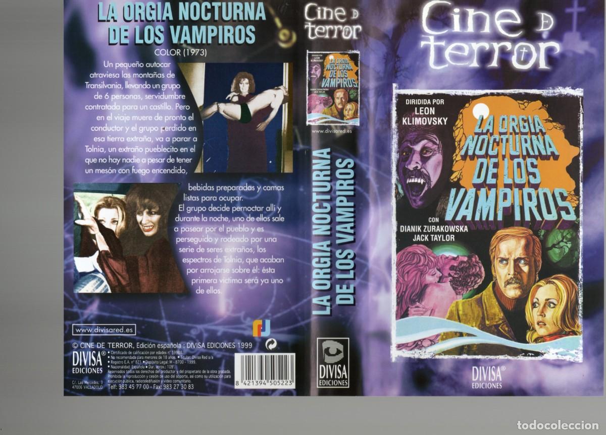 VHS - LA ORGIA NOCTURNA DE LOS VAMPIROS - LEON KLIMOVSKY