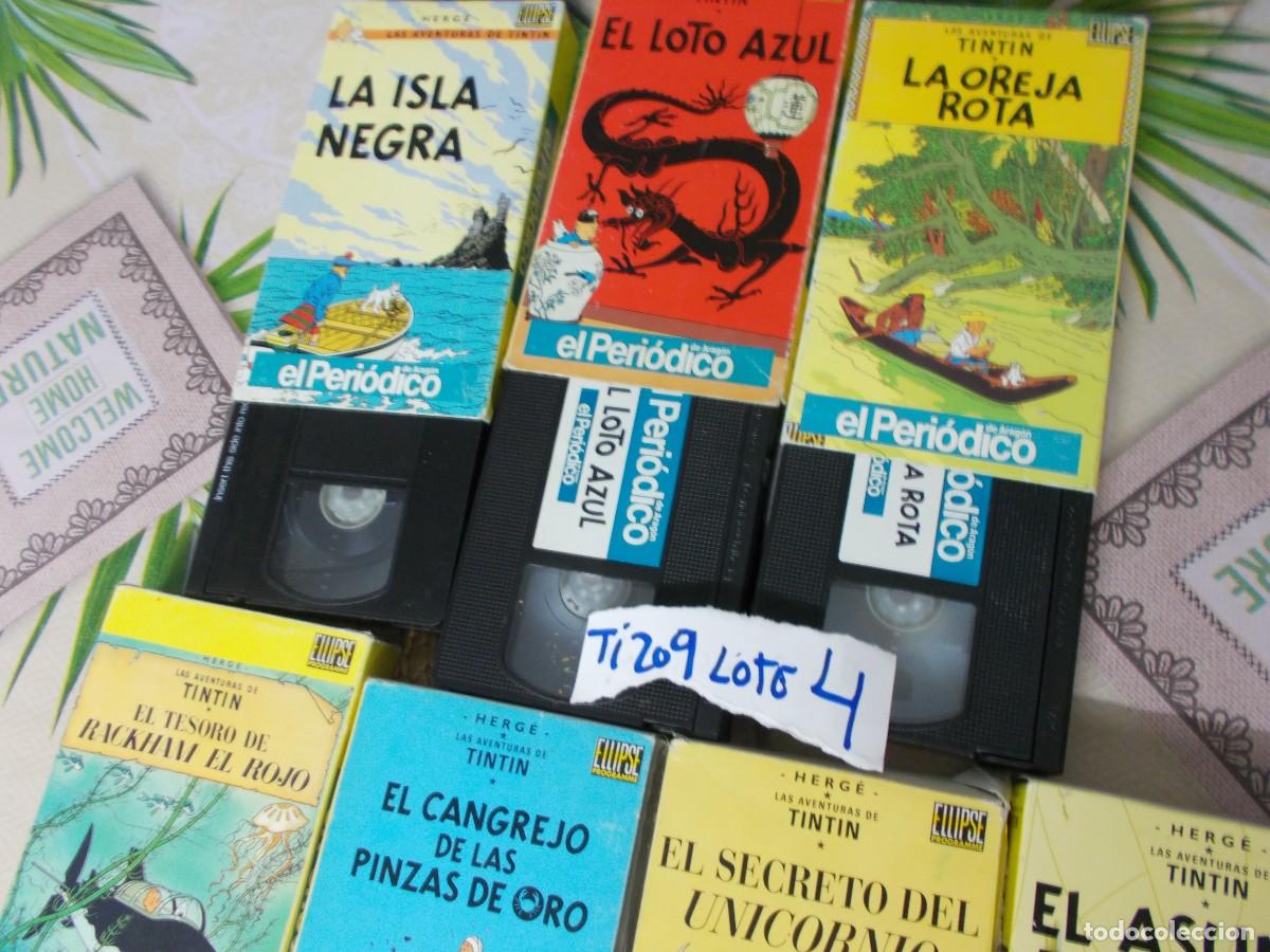 Cin&eacute;ma: TINTIN LOTE DE 7 PELICULAS VHS
