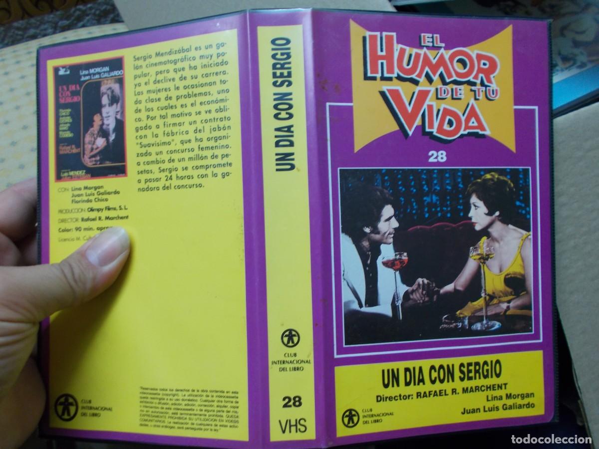 Cine: UN DIA CON SERGIO VHS - Foto 1