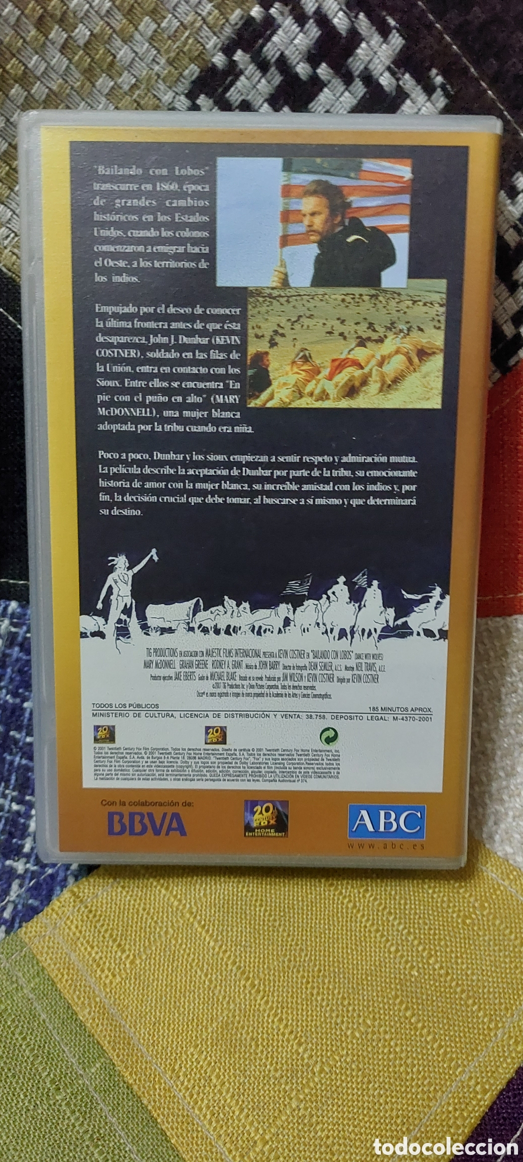 Cine: VHS Bailando con Lobos - Foto 2