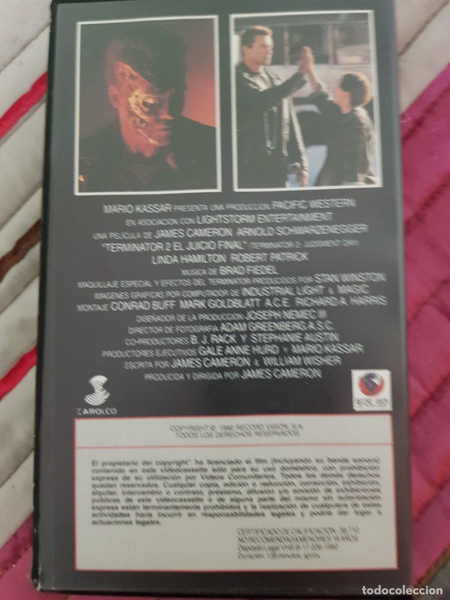 Cine: VHS Terminator 2 El juicio final 1992 - Foto 2
