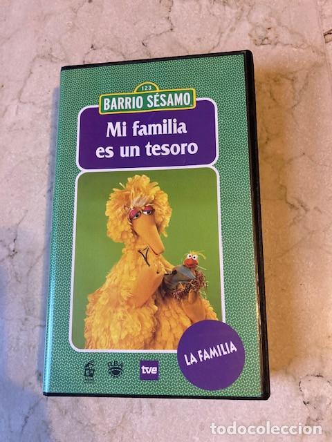 Cine: BARRIO SESAMO - MI FAMILIA ES UN TESORO VHS - RBA 2000
