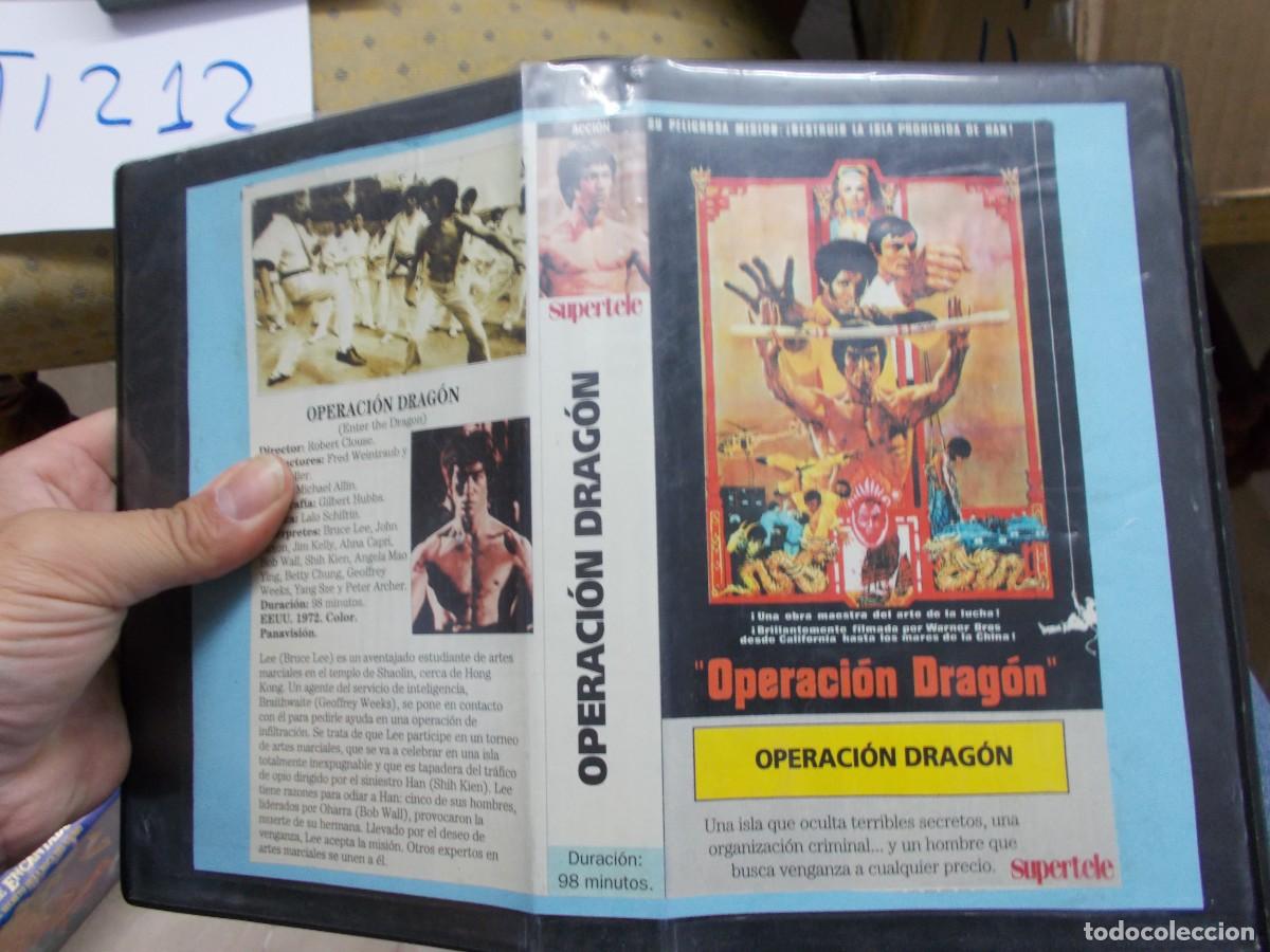 Cinema: OPERACION DRAGON CARATULA COMERCIAL GRABACION EN VHS
