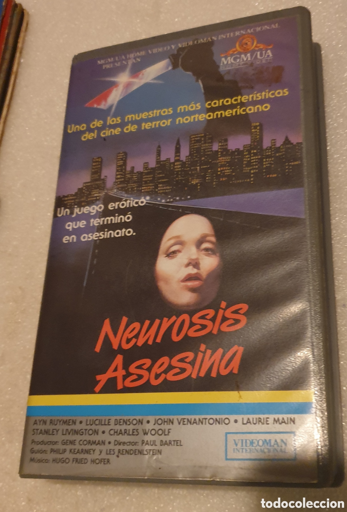 Cine: Neurosis asesina. VHS