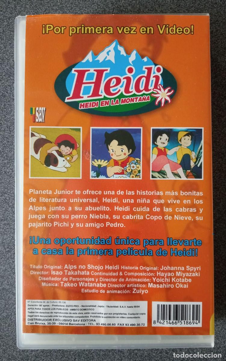 Cine: VHS Heidi En La Monta&ntilde;a - Foto 4
