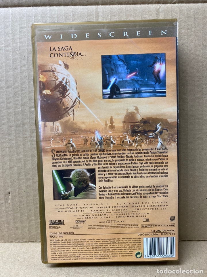 Cine: VHS STAR WARS II. - Foto 2