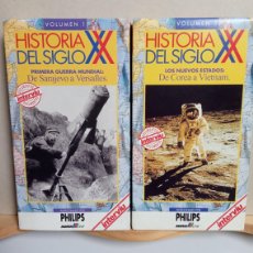 Cine: HISTORIA DEL SIGLO XX. VOLUMEN 1 Y 5. VHS. Lote 384530314
