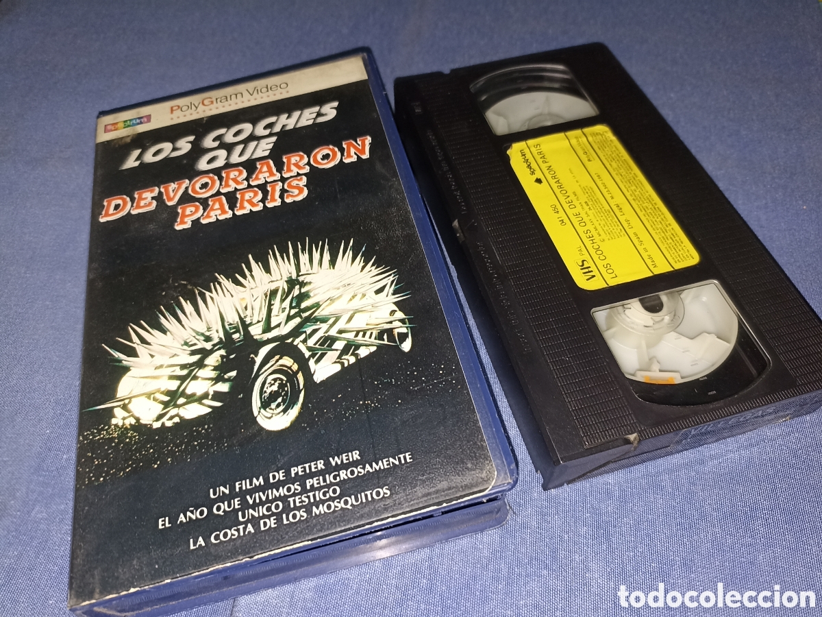 Cine: Los coches que devoraron paris- vhs- terror