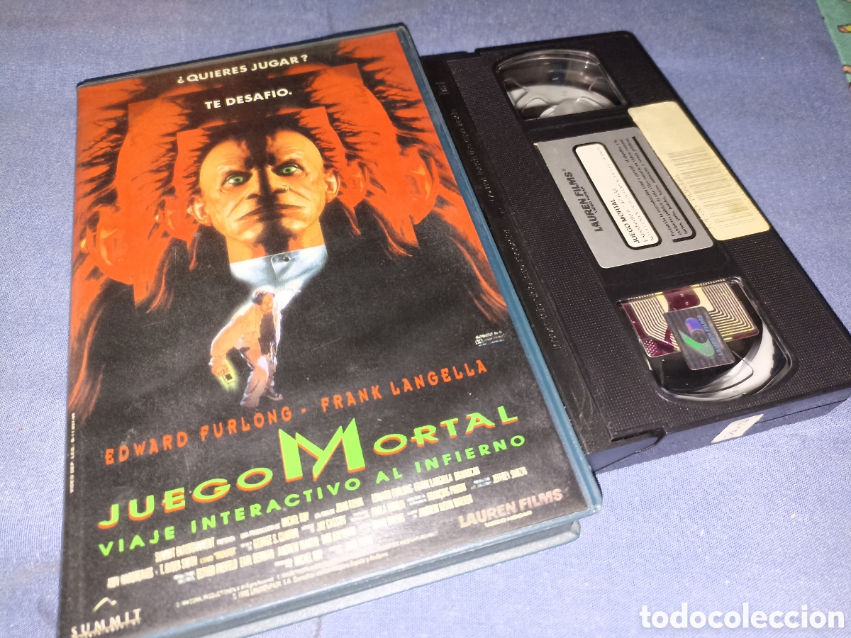Cine: Juego mortal, viaje interactivo -vhs- caja grande 1994 Terror. Ciencia ficci&oacute;n | Slasher. Internet