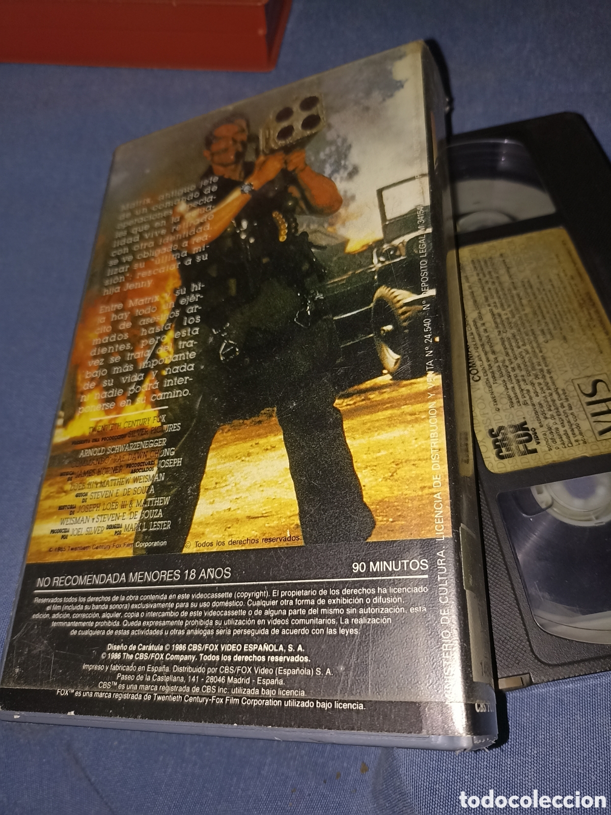 Cine: Commando- vhs- 1 edicion- Arnold Schwarzenegger - Foto 2