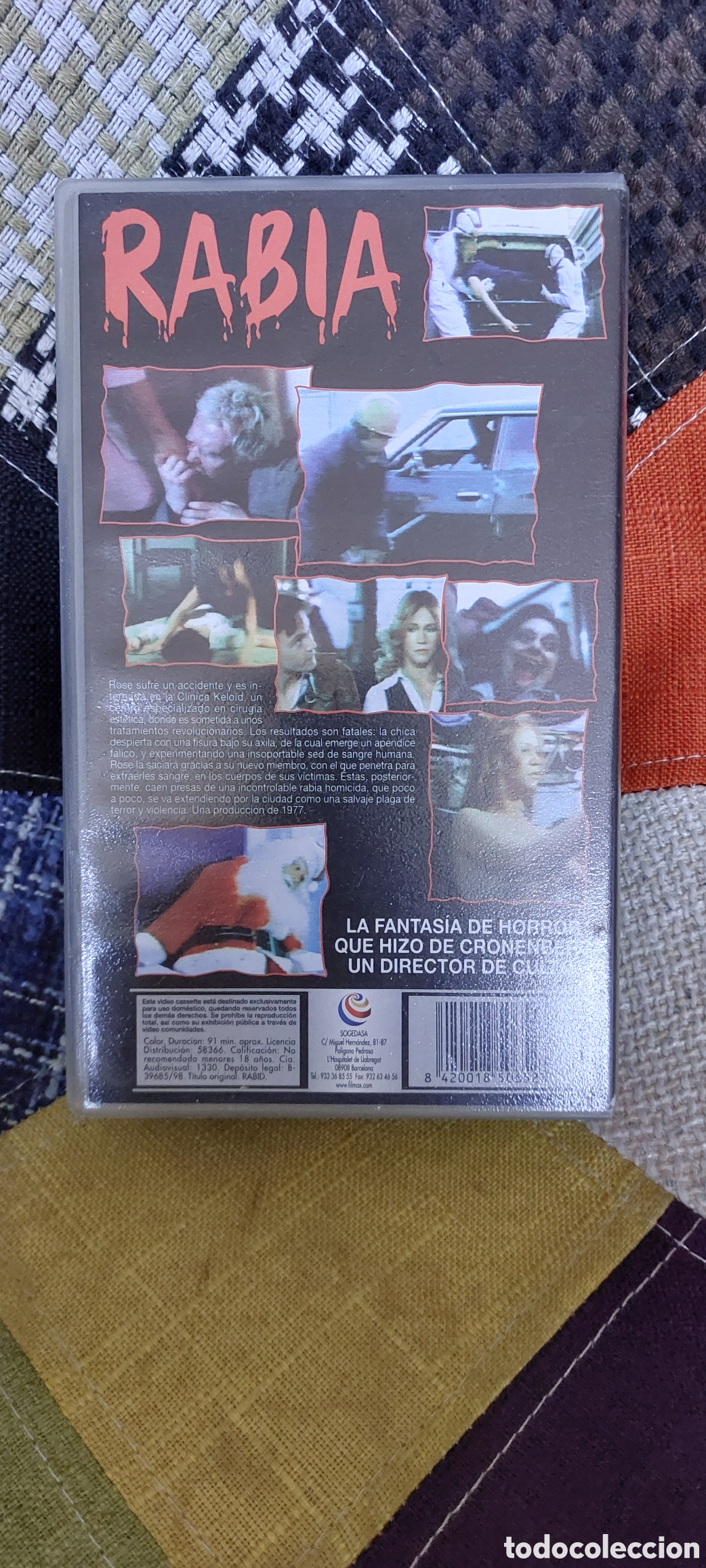 Cine: VHS Rabia -David Cronenberg- - Foto 2
