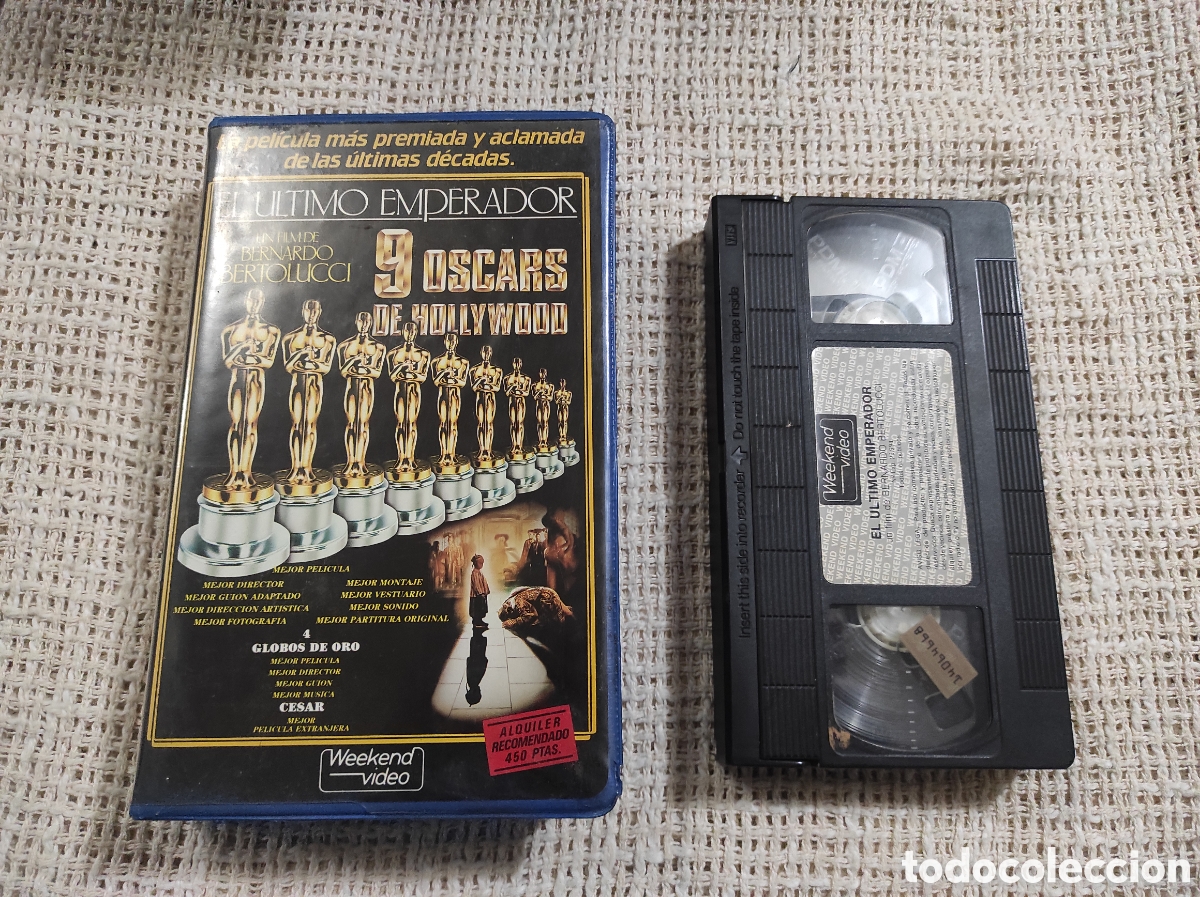 Kino: VHS - EL &Uacute;LTIMO EMPERADOR - WEEKEND VIDEO, BERNAARDO BERTOLUCCI - 9 OSCARS HOLLYWOOD
