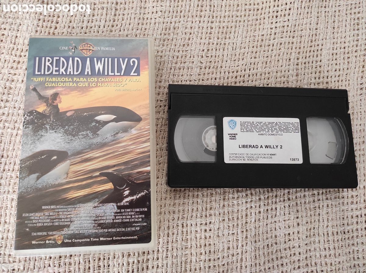 Cine: VHS - LIBERAD A WILLY 2