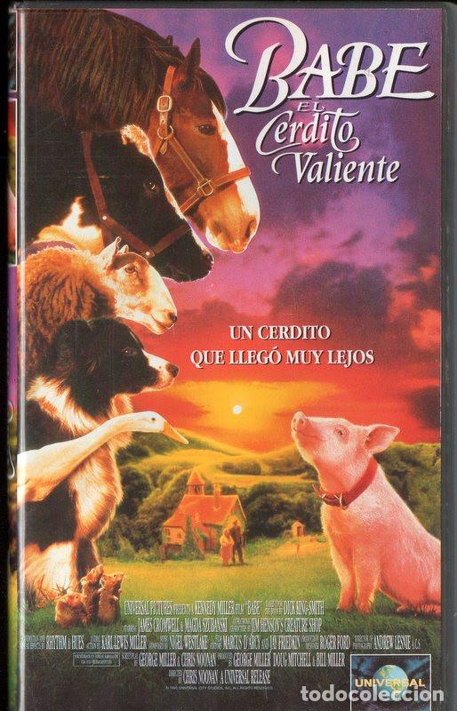 Cine: Babe, el cerdito valiente VHS - Foto 1