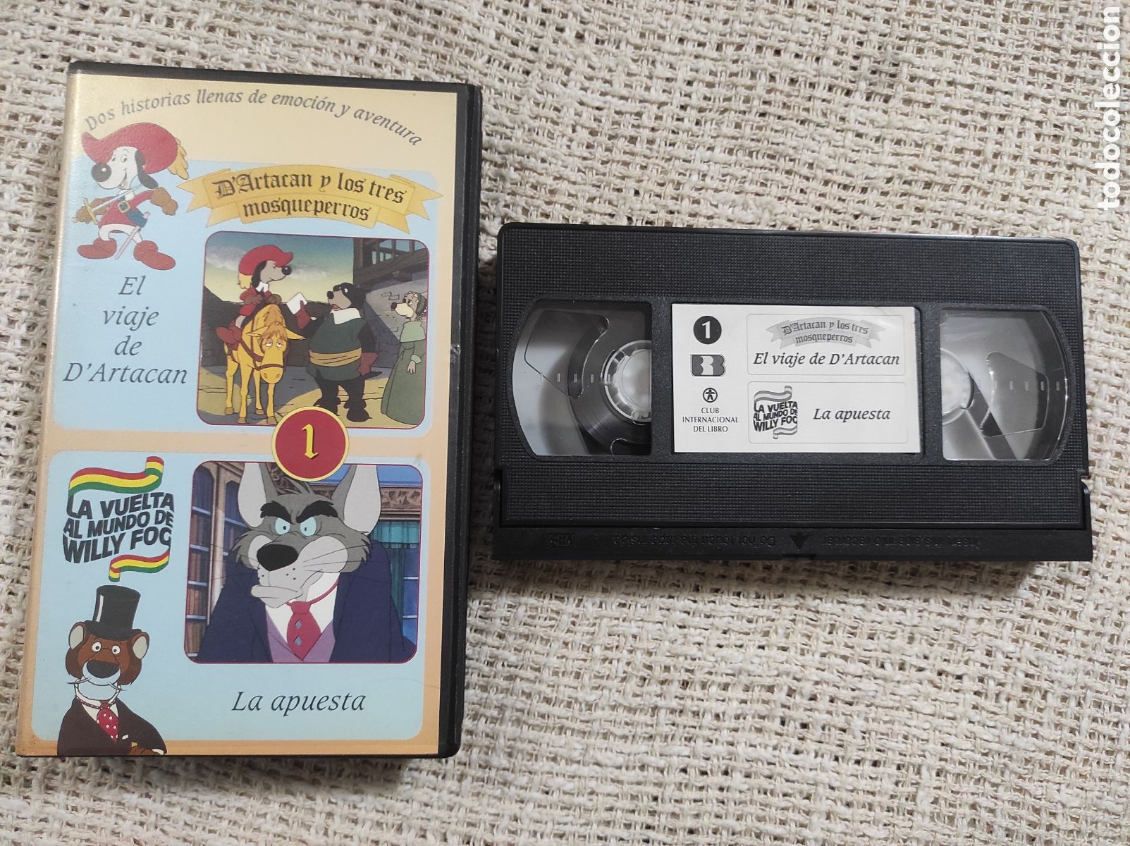 Cinema: VHS - DARTAC&Aacute;N Y LOS TRES MOSQUEPERROS - EL VIAJE DE D&Aacute;RTACAN - LA VUELTA AL MUNDO DE WILLY FOC