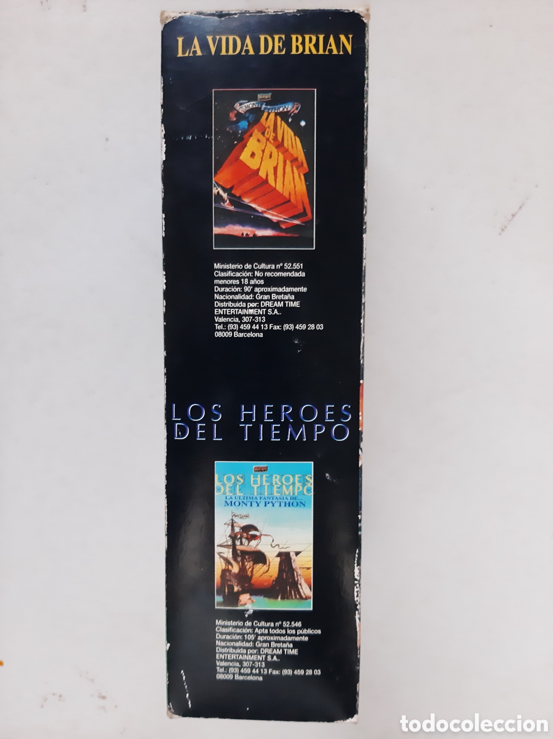 Cine: ESTUCHE CON 2 PEL&Iacute;CULAS VHS DEL ESPECIAL MONTY PYTHON - Foto 1