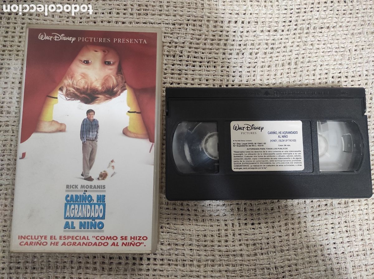 Cinema: VHS - CARI&Ntilde;O HE AGRANDADO AL NI&Ntilde;O - WALT DISNEY - 1992