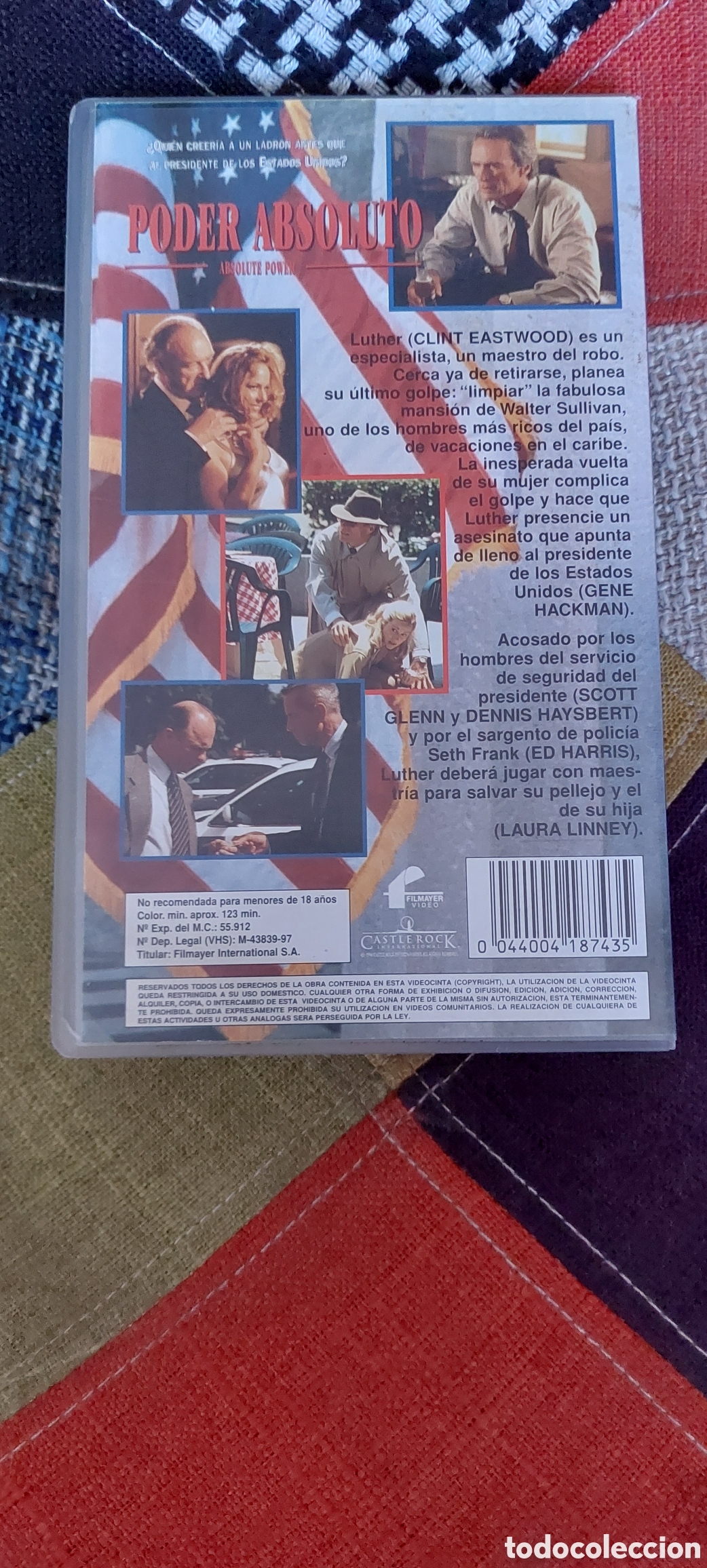 Cine: VHS Poder Absoluto -Clint Eastwood- - Foto 3