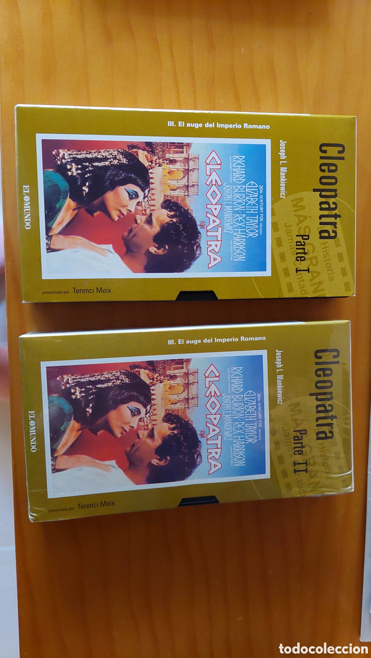 Cine: Cleopatra I y II VHS - Foto 1