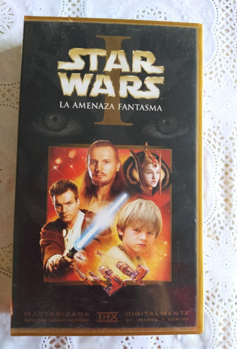Cine: Pel&iacute;cula Vhs star wars la amenaza fantasma