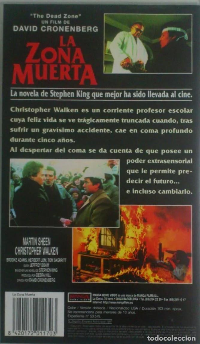 Cine: VHS. LA ZONA MUERTA - Foto 2