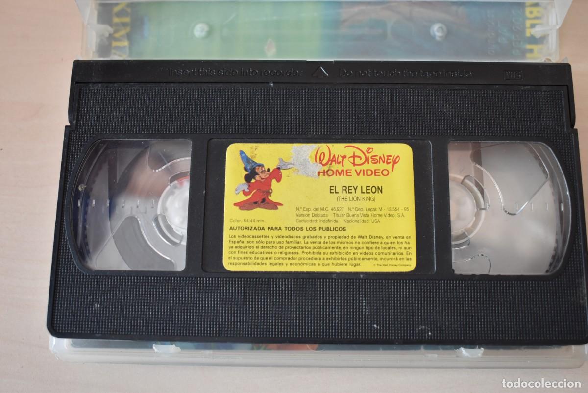 Cine: VHS. El Rey Le&oacute;n. Disney - Foto 2
