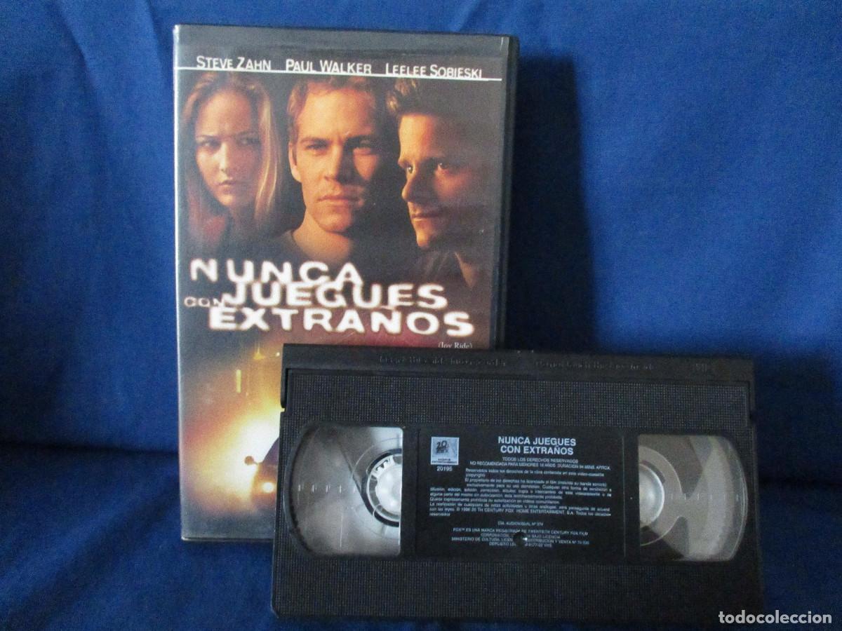 Kino: VHS - NUNCA JUEGUES CON EXTRA&Ntilde;OS - CAJA GRANDE VIDEOCLUB