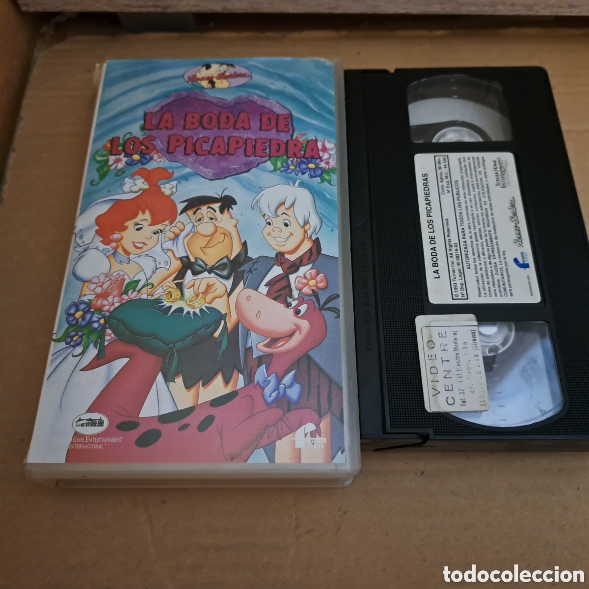 Cine: LA Boda de los Picapiedra VHS Dibujos Animados
