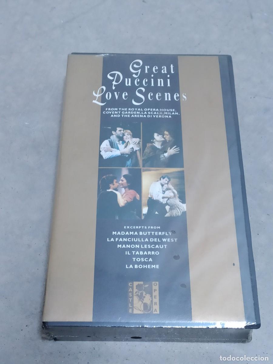 Cine: GREAT PUCCINI LOVE SCENES (PRECINTADA) - FROM THE ROYAL OPERA HOUSE - VHS