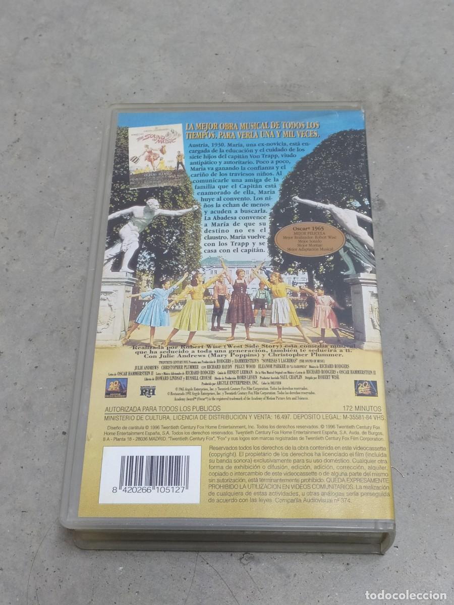 Cine: SONRISAS Y L&Aacute;GRIMAS - VERSION REMASTERIZADA - VHS - Foto 3
