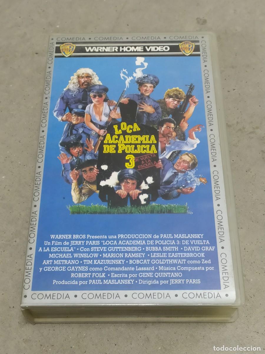 Cine: LOCA ACADEMIA DE POLICIA 3 - WARNER HOME VIDEO - VHS