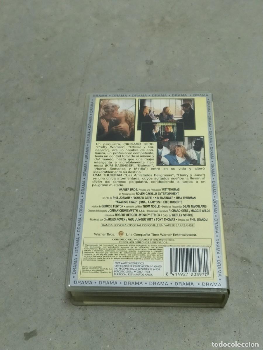 Cine: AN&Aacute;LISIS FINAL - VHS - Foto 3