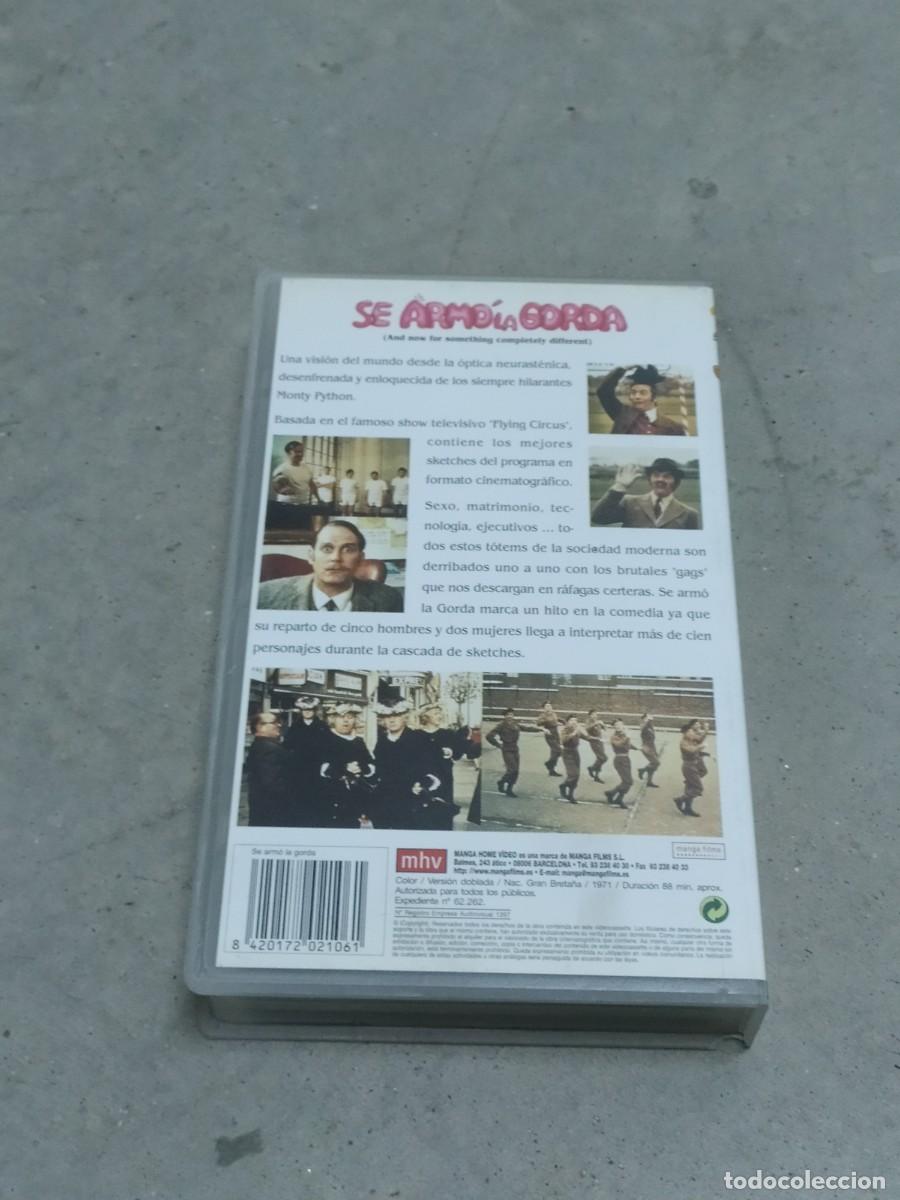Cine: SE ARM&Oacute; LA GORDA - MONTY PYTHON - VHS - Foto 3