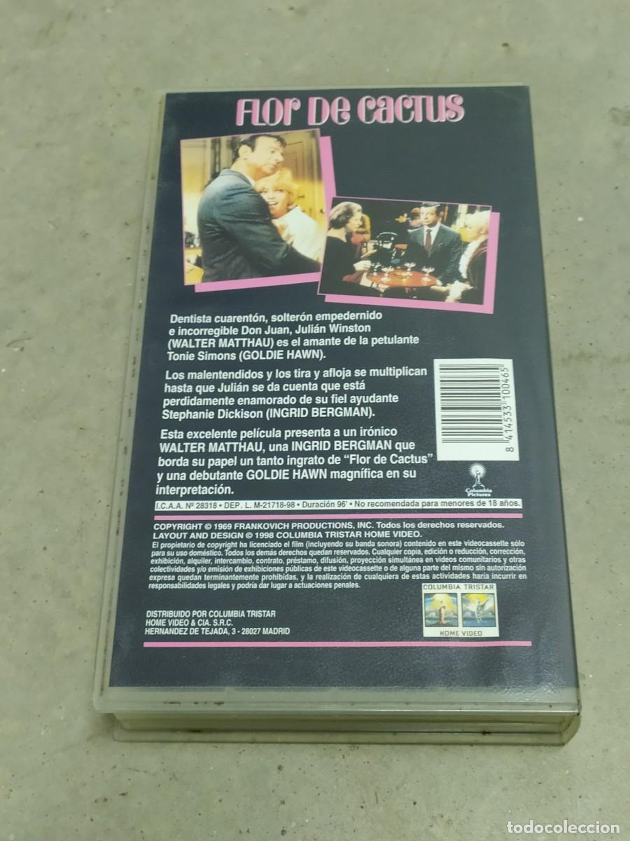 Cine: FLOR DE CACTUS - VHS - Foto 3