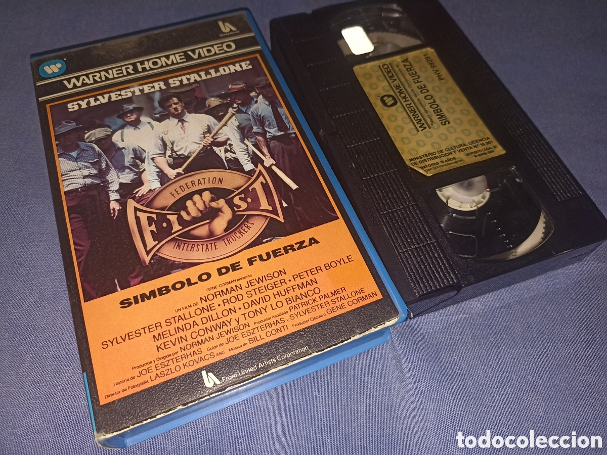 Cine: S&iacute;mbolo de fuerza- vhs- stallone- 1 edicion