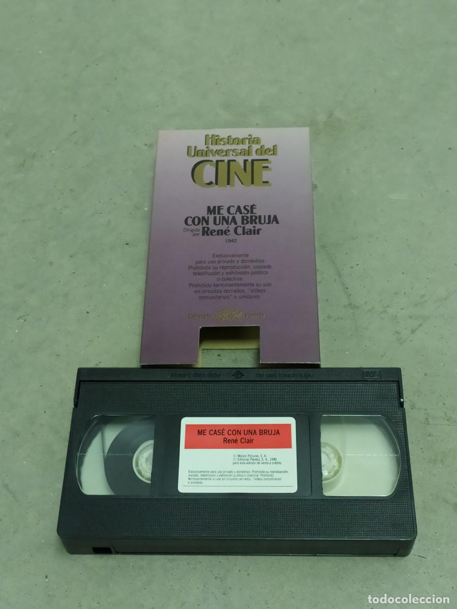 Cine: ME CAS&Eacute; CON UNA BRUJA - HISTORIA UNIVERSAL DEL CINE - VHS