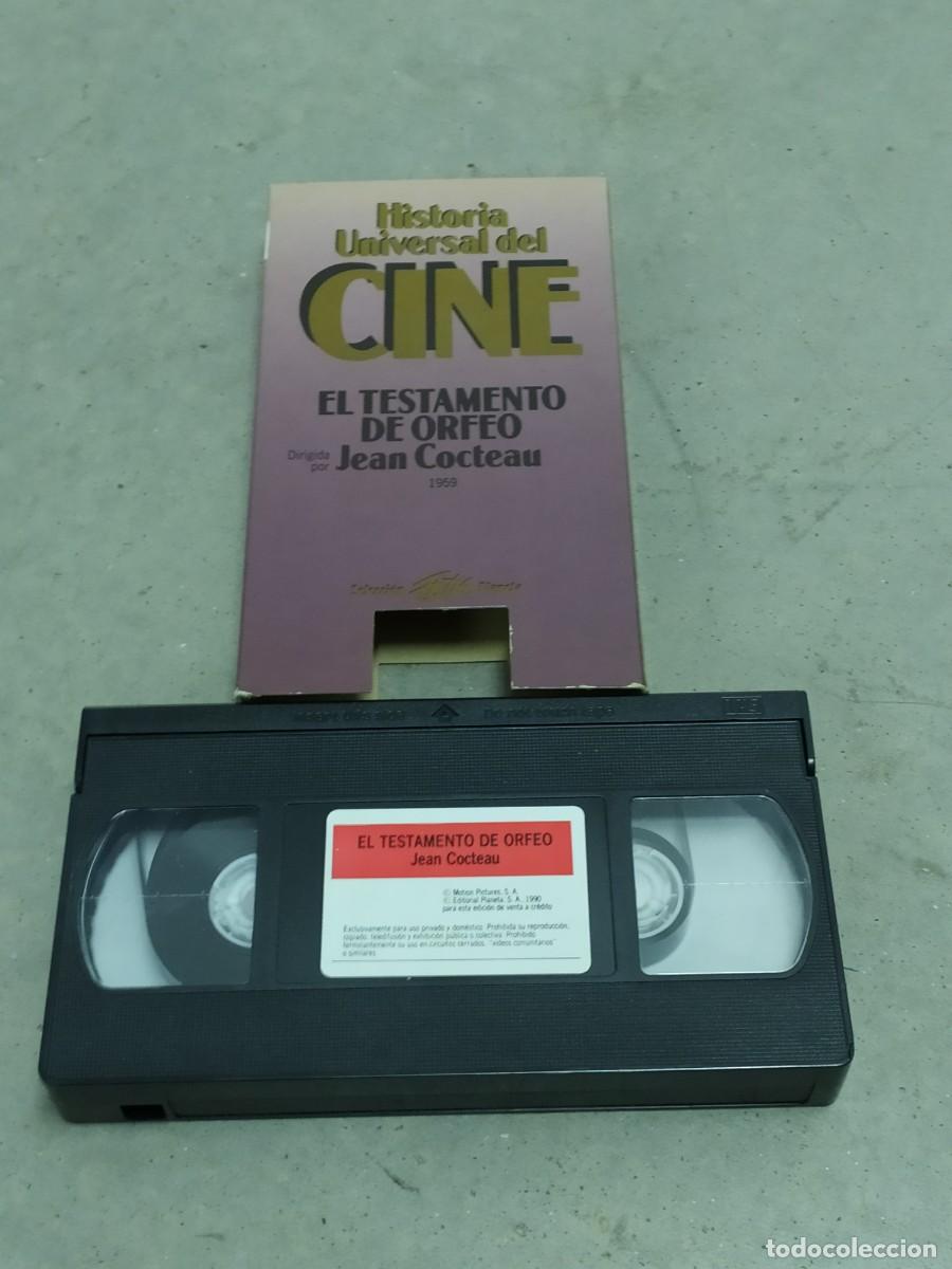 Cine: EL TESTAMENTO DE ORFEO - HISTORIA UNIVERSAL DEL CINE - VHS