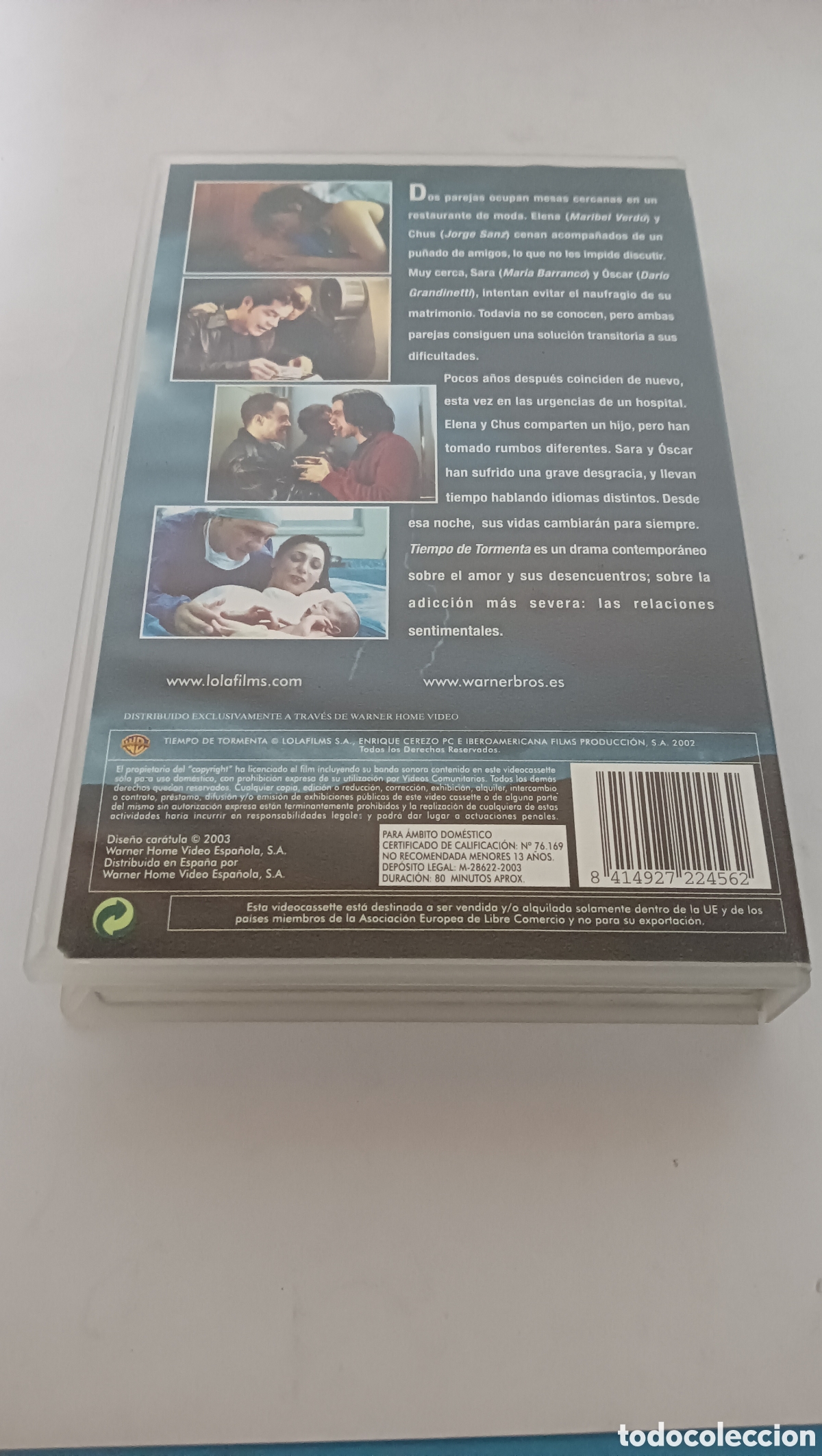 Cine: VHS Tiempo de Tormenta - Foto 2