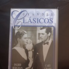 Cine: VHS ENCADENADOS DE ALFRED HITCHCOCK - COLECCIÓN GRANDES CLÁSICOS. Lote 400869489