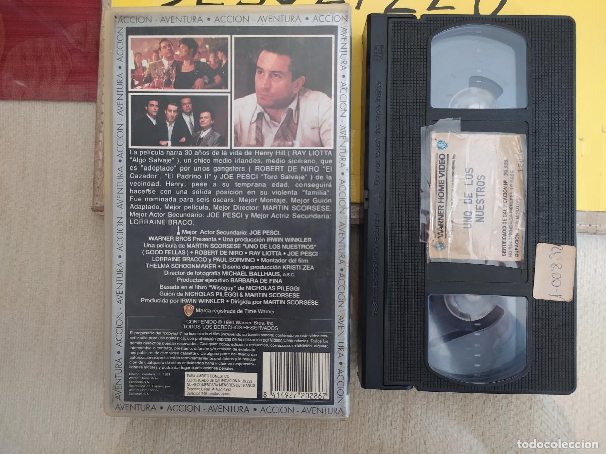 Cine: UNO DE LOS NUESTROS PELICULA VHS - Foto 4