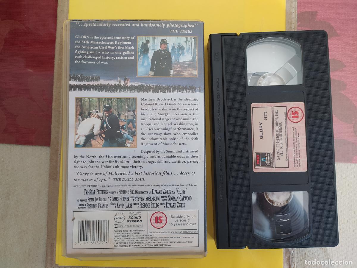 Cine: GLORY VHS IDIOMA INGL&Eacute;S - Foto 2
