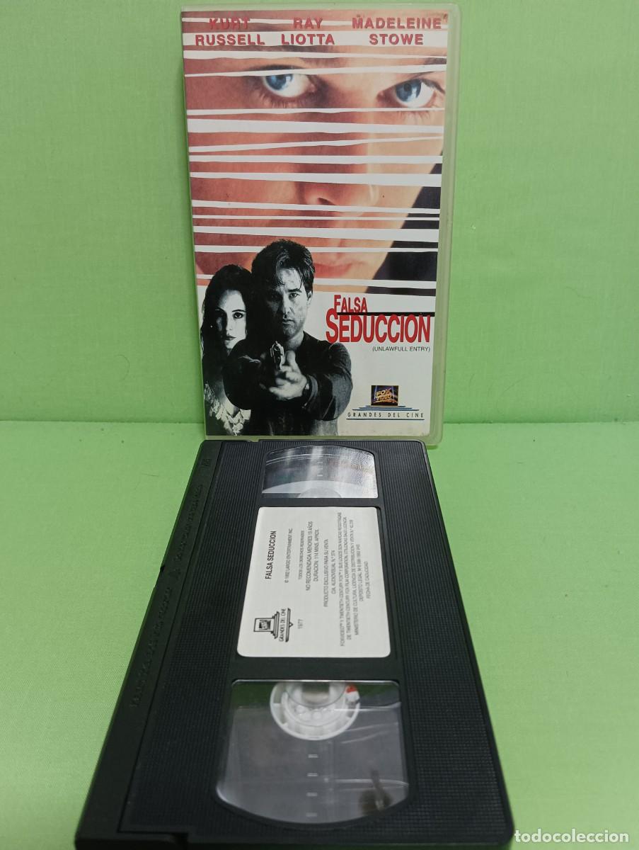 Cinema: VHS - FALSA SEDUCCION 1992 UNLAWFUL ENTRY - JONATHAN KAPLAN - KURT RUSSELL - RAY LIOTTA - FOX