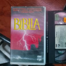 Cine: VHS DINO DE LAURENTIS - LA BIBLIA VHS - CBS 1987 (EE). Lote 401986029