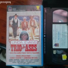 Cine: VHS TRIO DE ASES - LINDA EVANS (EE). Lote 401986699