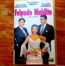 Cine: FELPUDO MALDITO.1995.VHS. Lote 402012329